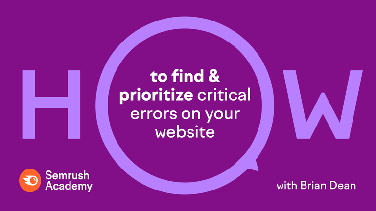 find-prioritize-website-errors