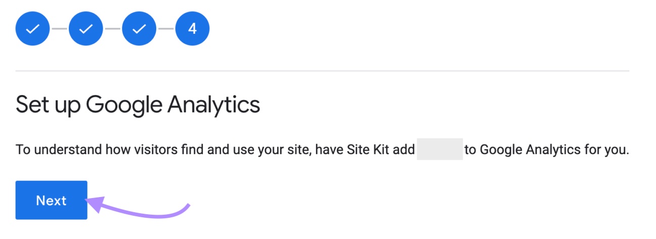 Set up Google Analytics