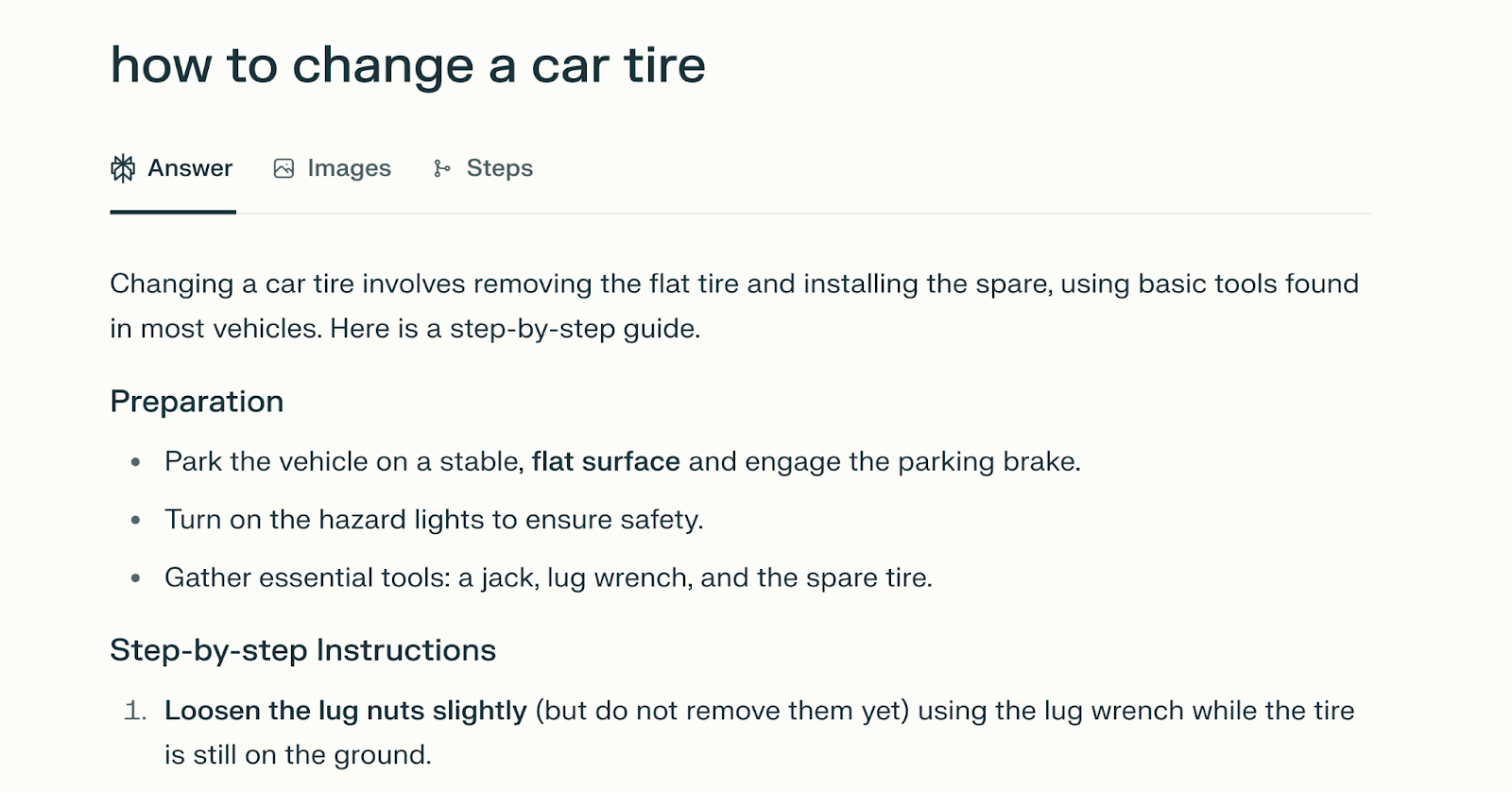 No images appear for a how-to question.