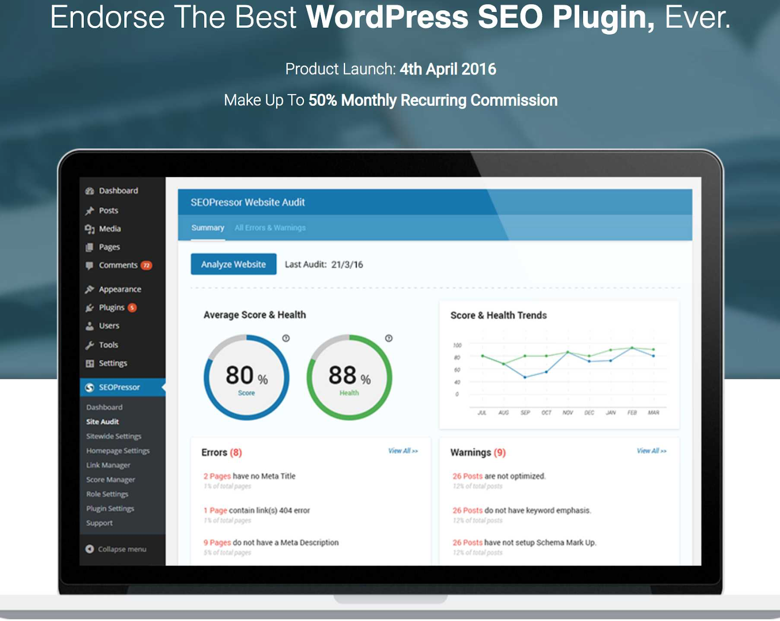 The SEOPressor Affiliate Program